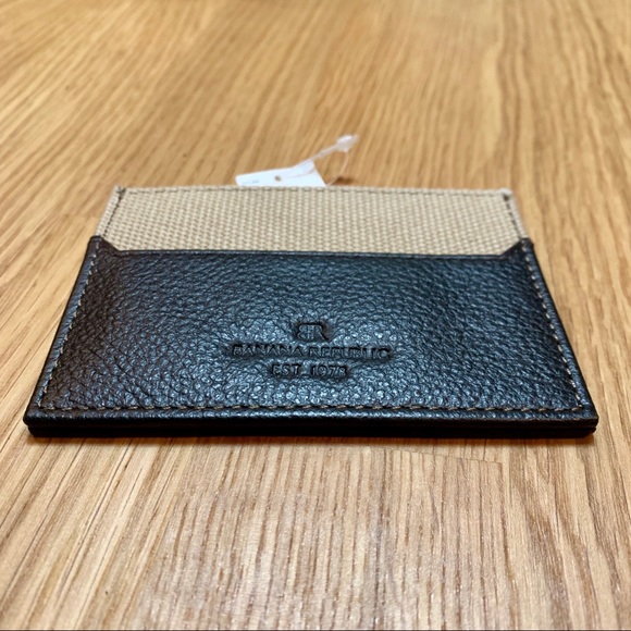 Leather wallet, slim - Picture 1 of 4